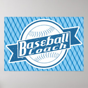 Baseball Coach Poster Print