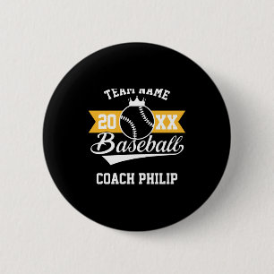 Baseball Coach Retirment Team Mom Player Team Gift 6 Cm Round Badge