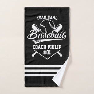 Baseball coach team Mom player team gift Hand Towel