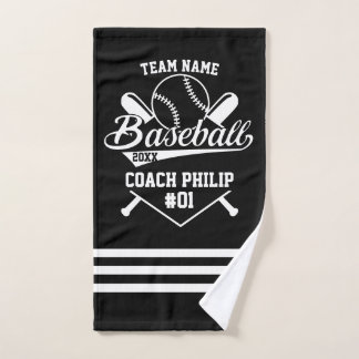 Baseball coach team Mom player team gift Hand Towel
