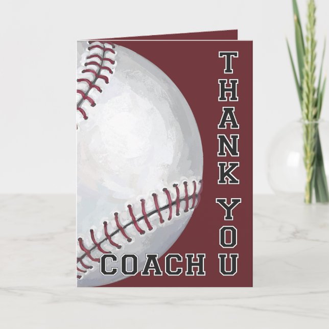 Baseball Coach Thank You (Front)