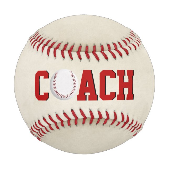 Baseball Coach With Ball (Front)
