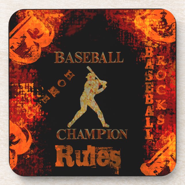 Baseball  coaster (Front)
