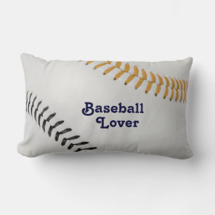 Baseball_Color Laces_go_bk_Baseball Lover Lumbar Cushion