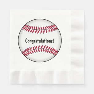 Baseball Congratulations Napkin
