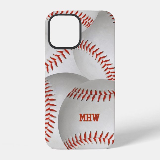 Baseball custom monogram phone cases (Back)