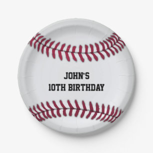 Baseball Custom Paper Plates