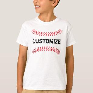 Baseball Custom Team Name/Text Kids T-Shirt