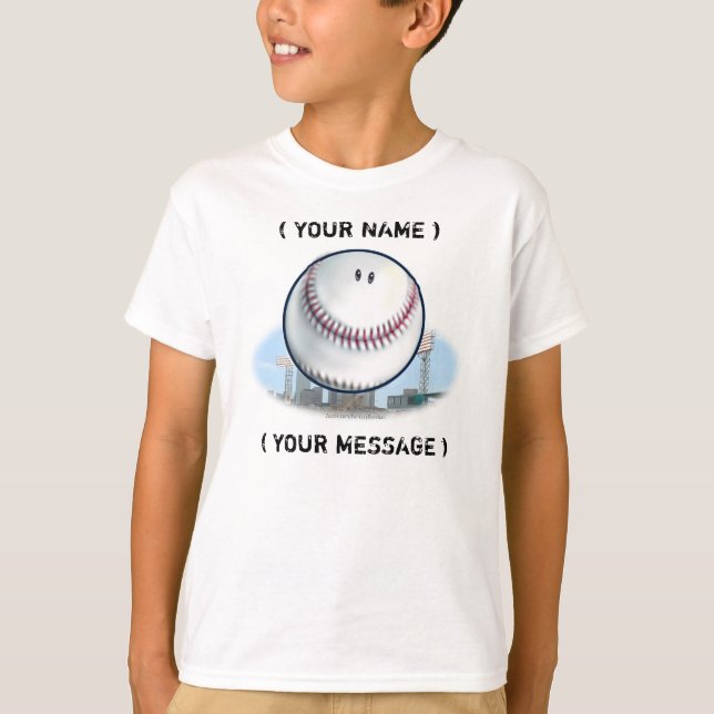 Baseball Customisable T-Shirt (Front)