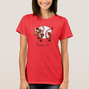 Baseball Cute Kids Cartoon Sports T-Shirt