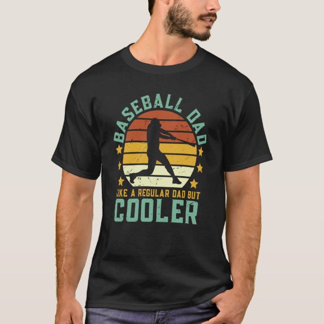 Baseball Dad Baseball Father's Day Baseball  1 T-Shirt (Front)