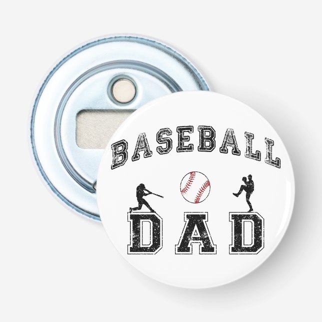 Baseball DAD Bottle Opener (Front)