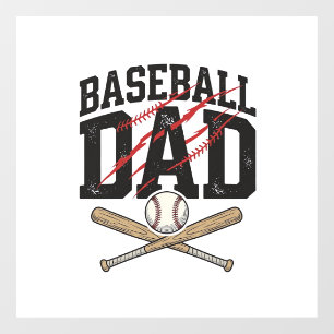 Baseball Dad Distressed Vintage Engraving Shirt De