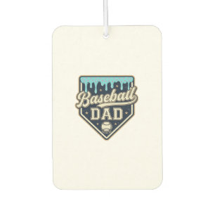 Baseball Dad Drippy Home Plate Vintage Vector Desi Car Air Freshener