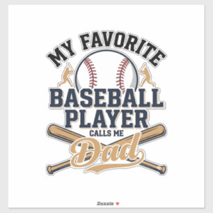 Baseball Dad Favourite Player Vintage Shirt Design
