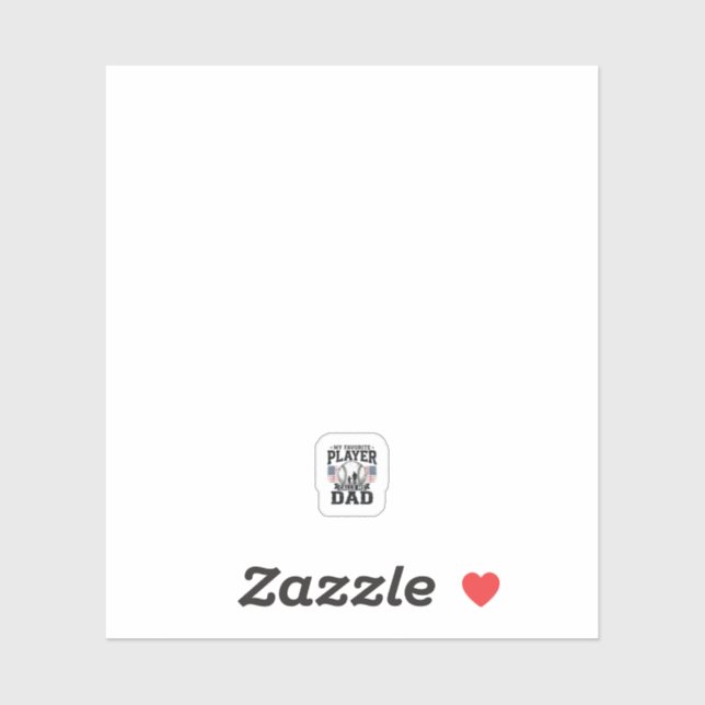 Baseball Dad Favourite Player Vintage Vector Desig (Sheet)