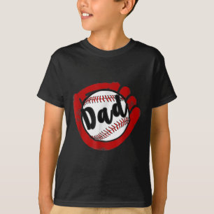 Baseball Dad For Baseball Softball Mum T-Shirt