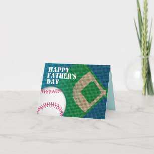 Baseball Dad Happy Father's Day Card