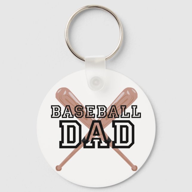 Baseball Dad Key Ring (Front)