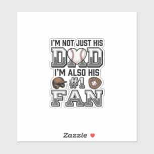 Baseball Dad Number 1 Fan Vintage Shirt Design_1