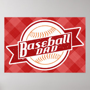 Baseball Dad Poster Print