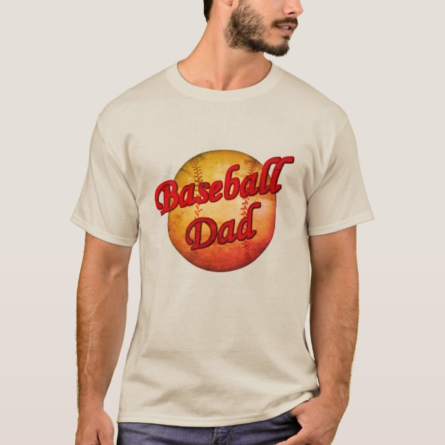 Baseball Dad  T-Shirt (Front)