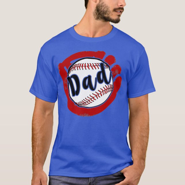 Baseball Dad T Shirt for Baseball Softball Mum (Front)
