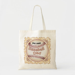 Baseball Dad Tote Bag