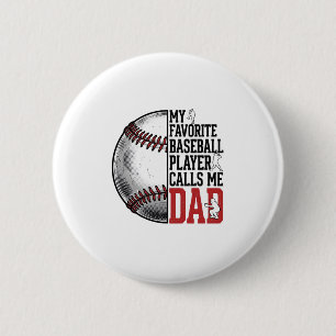 Baseball Dad Vintage Engraving Graphic T-Shirt_1 6 Cm Round Badge