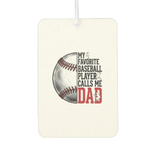 Baseball Dad Vintage Engraving Graphic T-Shirt_1 Car Air Freshener