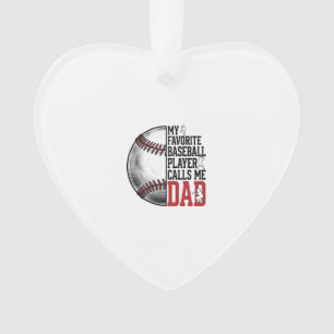 Baseball Dad Vintage Engraving Graphic T-Shirt_1 Ornament