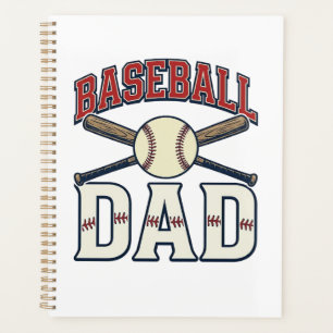 Baseball Dad Vintage Engraving Shirt Design_1 Planner