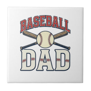 Baseball Dad Vintage Engraving Shirt Design_1 Tile