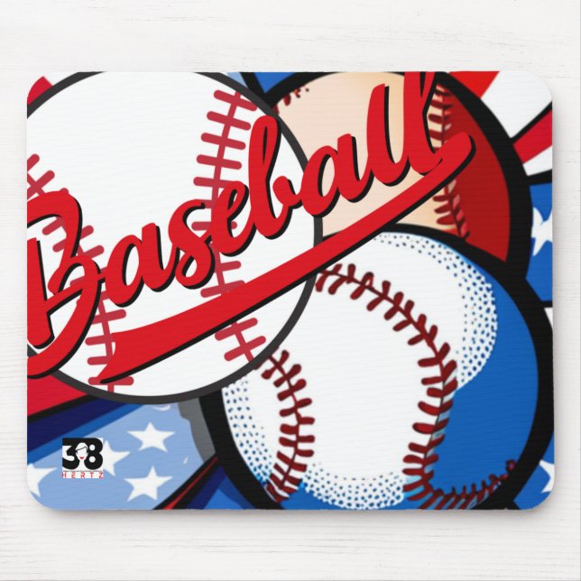 Baseball Days Mouse Pad (Front)
