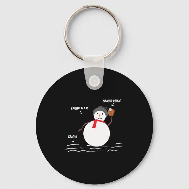 Baseball Design for Base Ball Lovers Key Ring (Front)