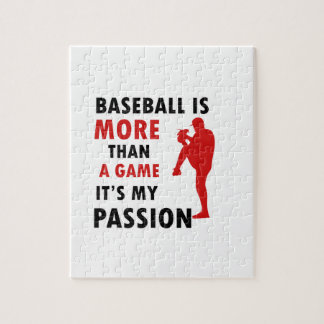 BASEBALL DESIGN JIGSAW PUZZLE