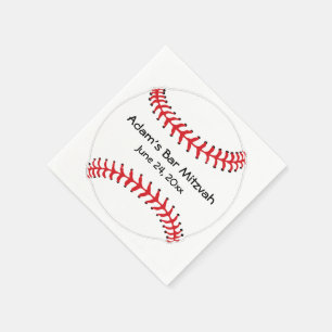 Baseball Design Paper Napkins