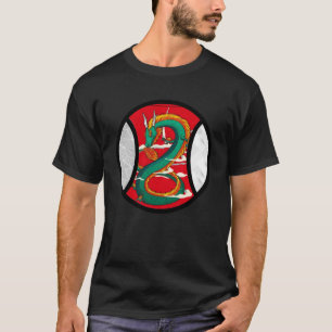Baseball Dragon Bat And Ball Sport T-Shirt