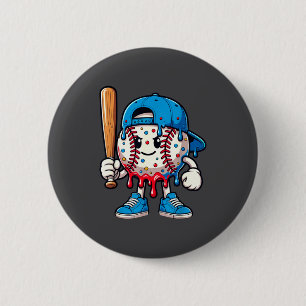 Baseball Drip Baseball Life Style 101 Apparel Yout 6 Cm Round Badge