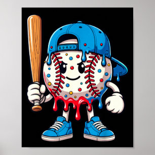 Baseball Drip Baseball Life Style 101 Apparel Yout Poster