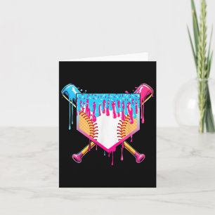 Baseball Drip Boy Ice Cream Sprinkle Youth Basebal Card