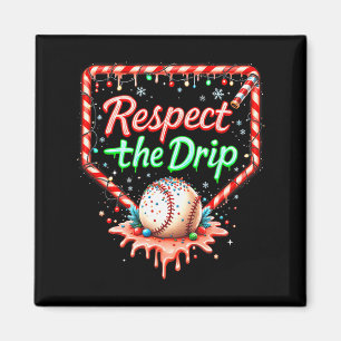 Baseball Drip Boys Ice Cream Christmas Youth Respe Magnet