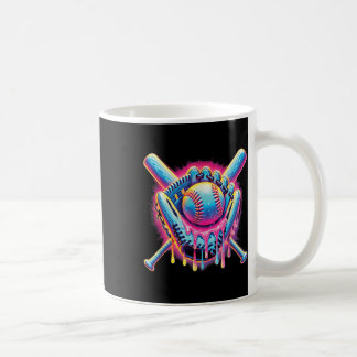 Baseball Drip For Boys Ice Cream Drip Youth Boys B Coffee Mug