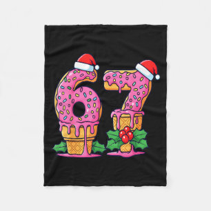 Baseball Drip Ice Cream 67 Baseball Lifestyle 101  Fleece Blanket