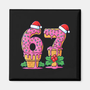 Baseball Drip Ice Cream 67 Baseball Lifestyle 101  Magnet