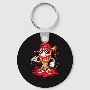 Baseball Drip Ice Cream Apparel Youth Boys Valenti Key Ring