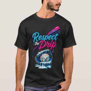 Baseball Drip Ice Cream Sprinkles Youth Boys T-Shirt
