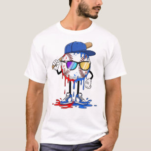 Baseball Drip Ice Cream T-Shirt