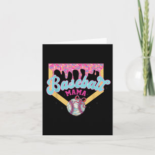 Baseball Drip Mama Ice Cream Drip Kids Boys Baseba Card