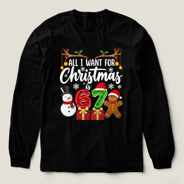 Baseball Drip Number 67 Player Or 67th Birthday 25 Tri-Blend Shirt (Design Front)